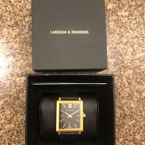 Larson and Jennings 40mm Norse Leather Watch